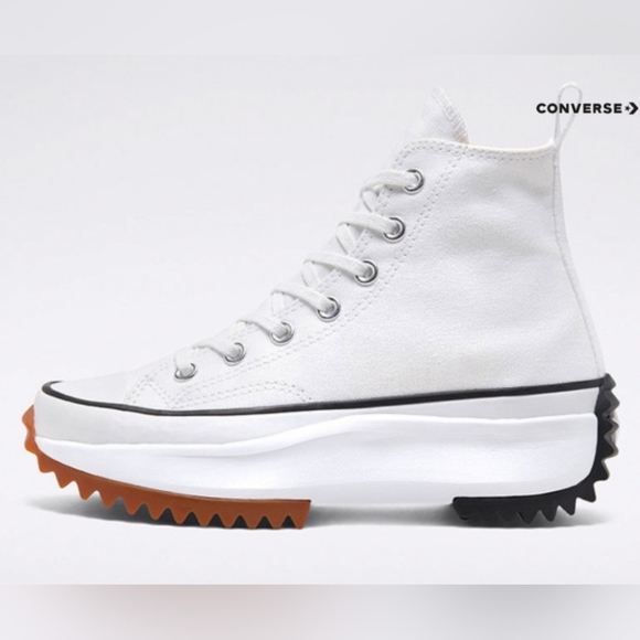 Converse Run Star Hike Women's High Tops Canvas Boots White US 13.5 - Picture 7 of 11